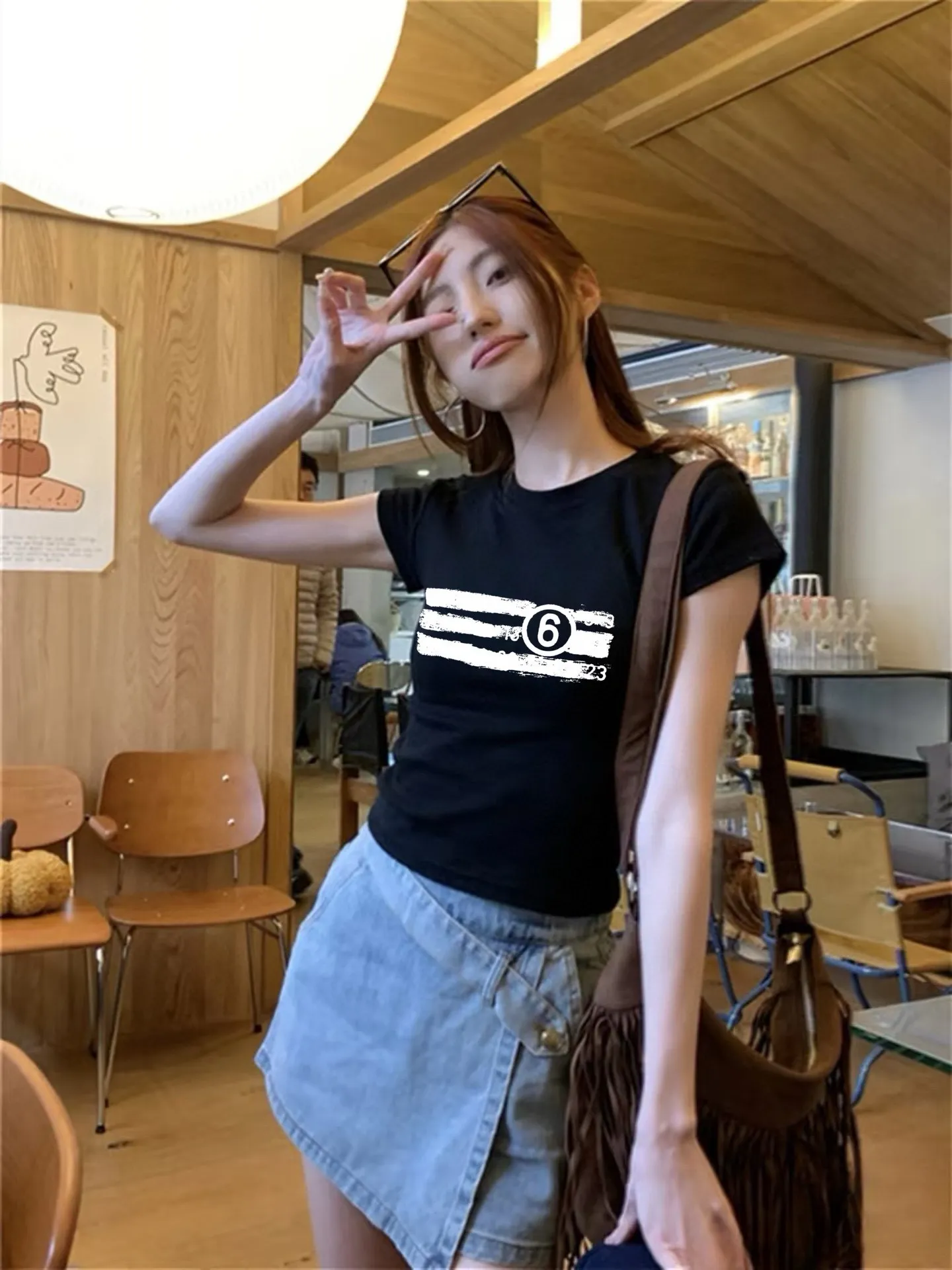 Maison Margiela MM 6 2025New Arrival logo t · 190 ， Breathable · 32 · ：Black Size：XS S M L